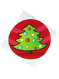 Sticker o Etiqueta Circular Diseño Navidad 100 Unidades - Miniatura 8