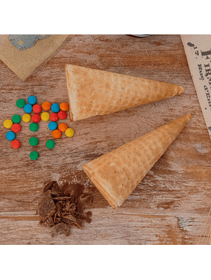 Cono de Helado Estandar 10 cm x 4,5 cm Caja 360 unidades