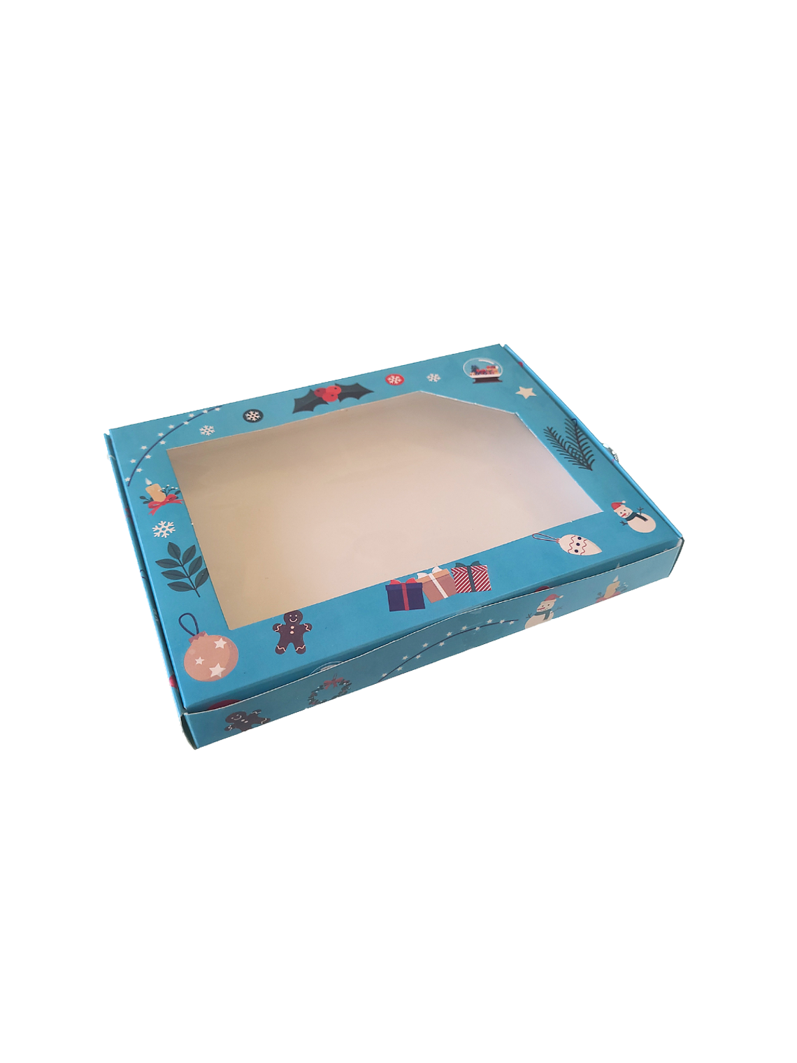 Caja Navideña tamaño 24x18x3 cm N°12 Colores 1 unidad 1