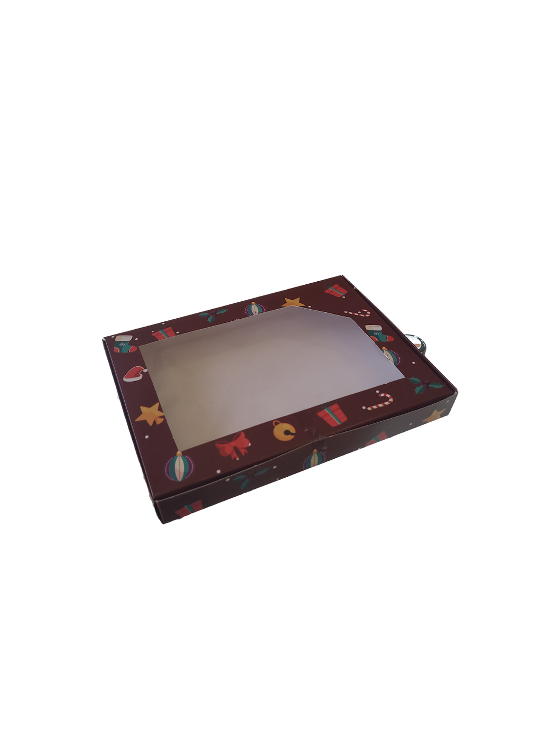 Caja Navideña tamaño 24x18x3 cm N°12 Colores 1 unidad 2