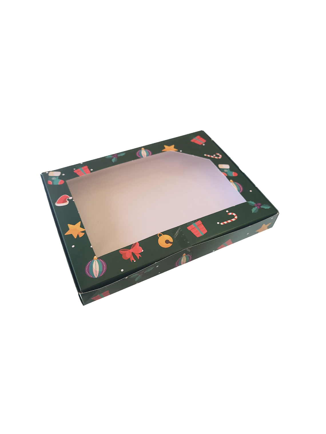 Caja Navideña tamaño 24x18x3 cm N°12 Colores 1 unidad 3