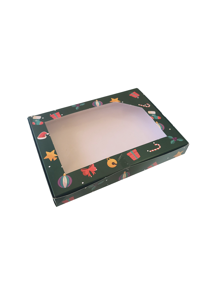 Caja Navideña tamaño 24x18x3 cm N°12 Colores 1 unidad 3