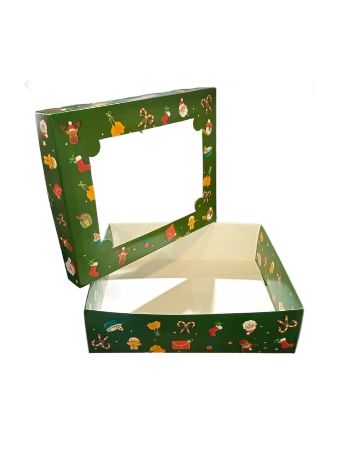 Caja Desayuno Fines Varios Navidad 25x20x7 Cm Con Ventana 2