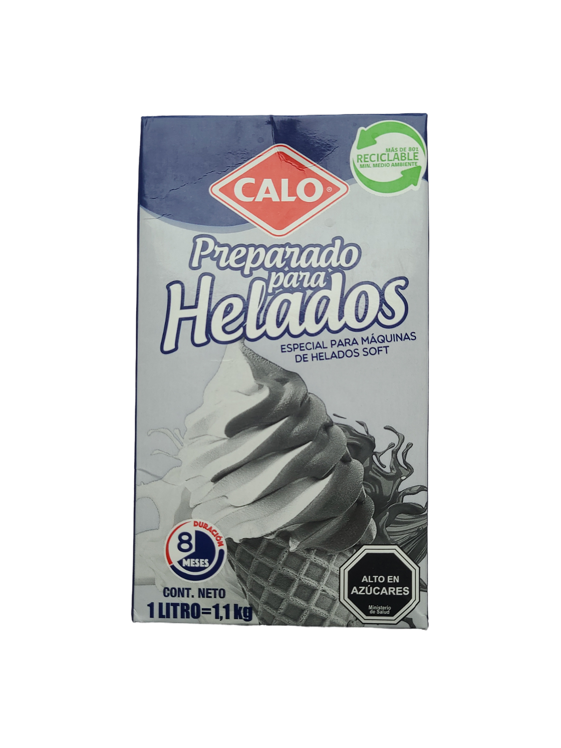 Preparado Para Helados Soft Calo 1 Litro Sabor Mora Crema 2