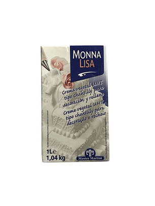 Crema Chantilly Vegana Monna Lisa 1 Lt