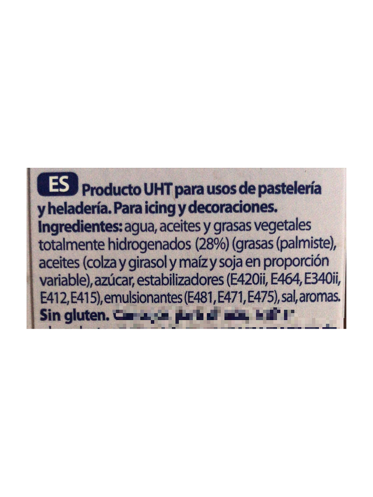 Crema Chantilly Vegana Monna Lisa 1 Lt 2