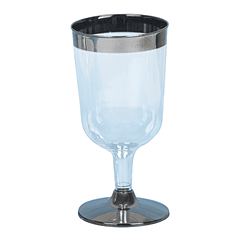 Copa de Vino Plástico Poliestireno 7 oz Darnel 6 unidades