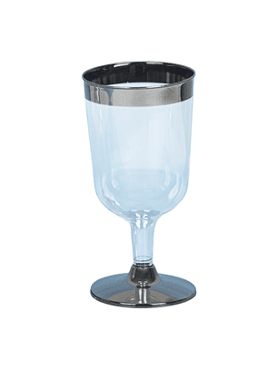 Copa de Vino Plástico Poliestireno 7 oz Darnel 6 unidades