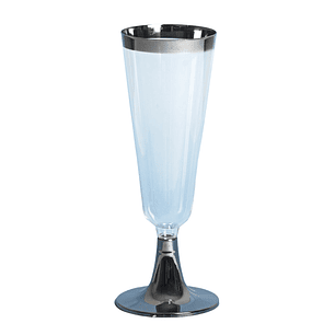 Copa de Champaña Plástico Poliestireno 4 oz Darnel 6 unidades