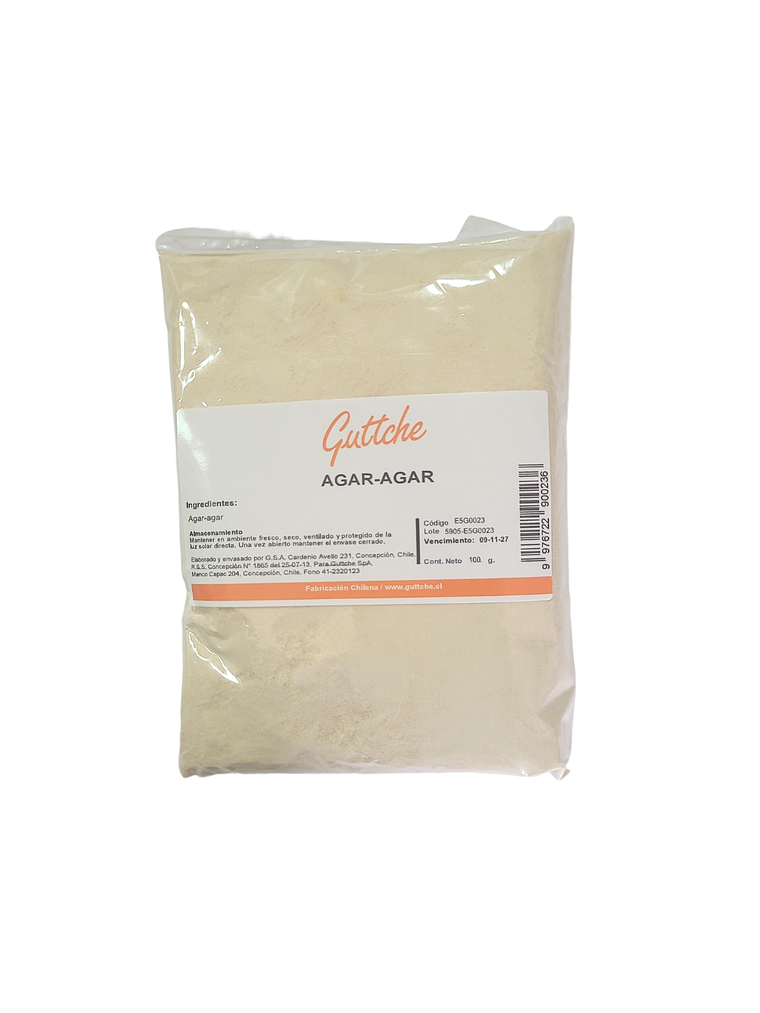 Agar Agar Guttche Gelatina Neutra 100 grs 1
