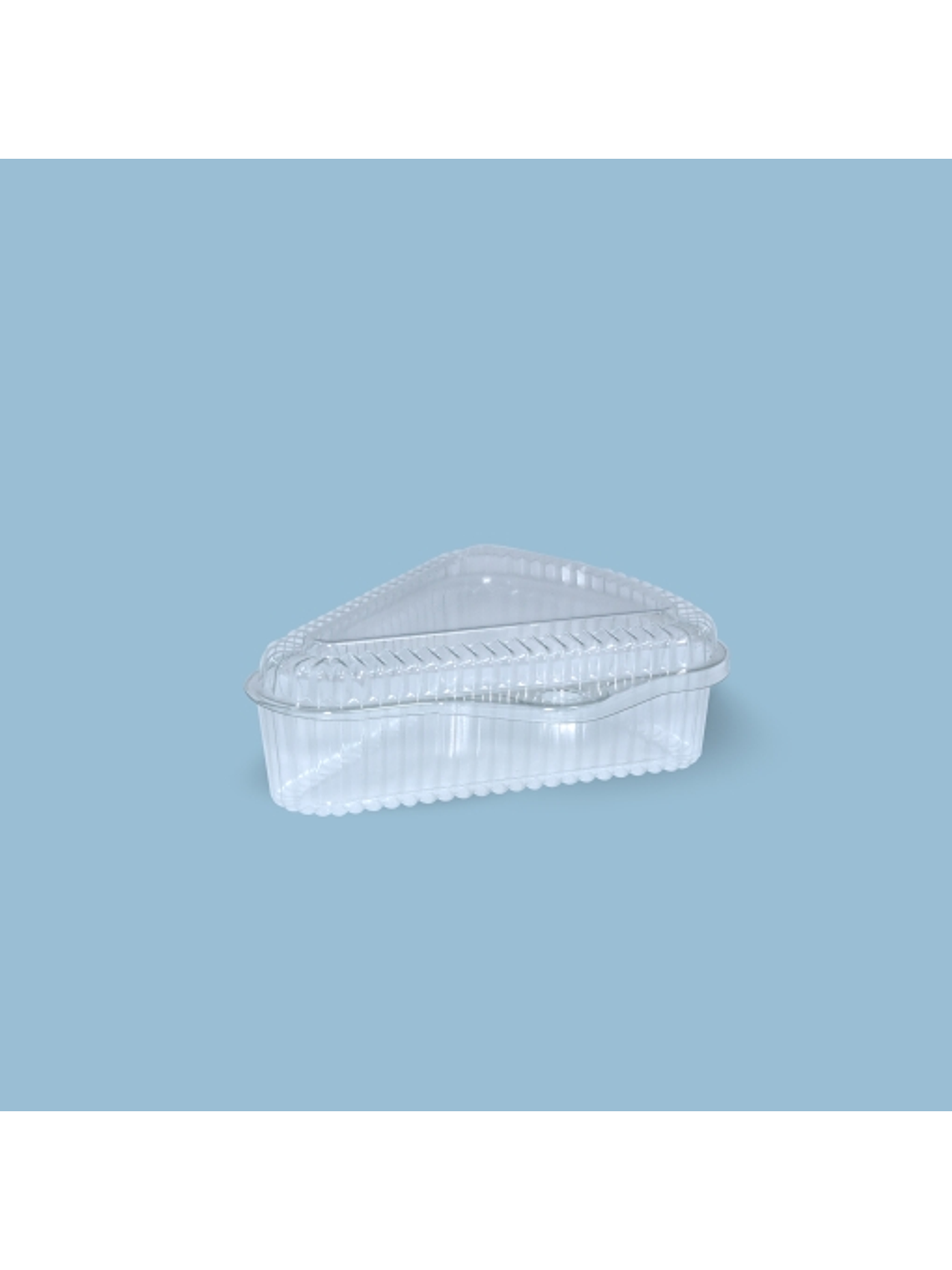 Envase Transparente Cristal Triangular BAJO 11x5 Cm 50 Unid. 1