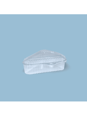 Envase Transparente Cristal Triangular BAJO 11x5 Cm 50 Unid.