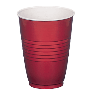 Vaso Plástico Color 12oz x12 unid