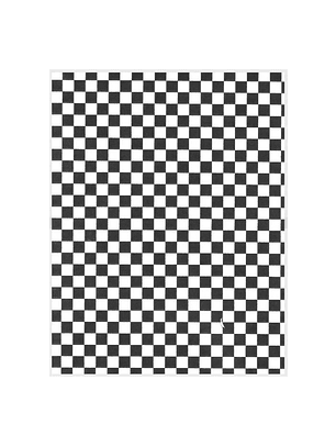 Papel Antigrasa 28x38 cm 100 unidades Cuadros Negros