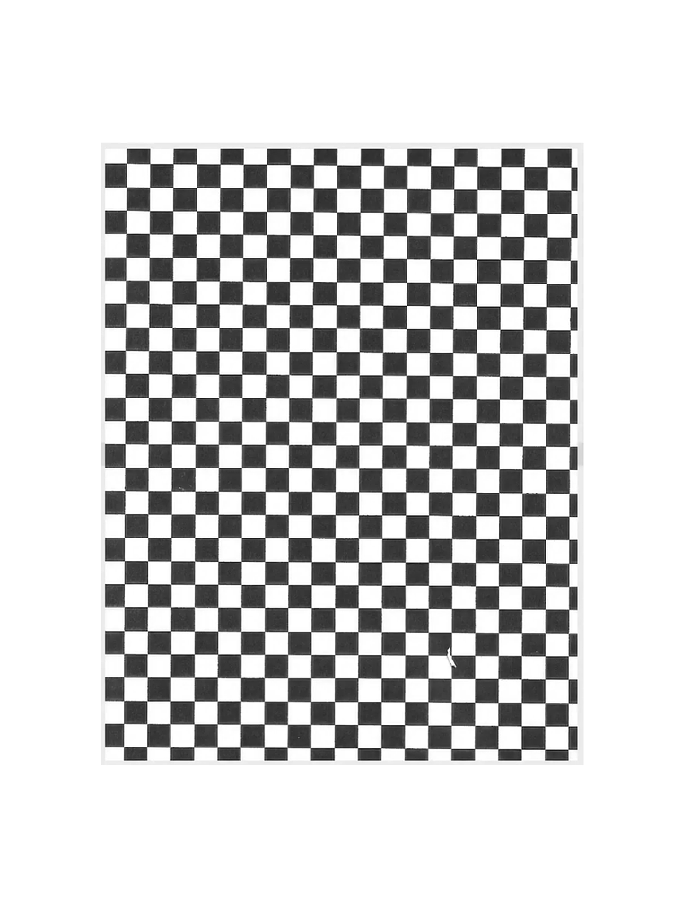 Papel Antigrasa 28x38 cm 100 unidades Cuadros Negros 1