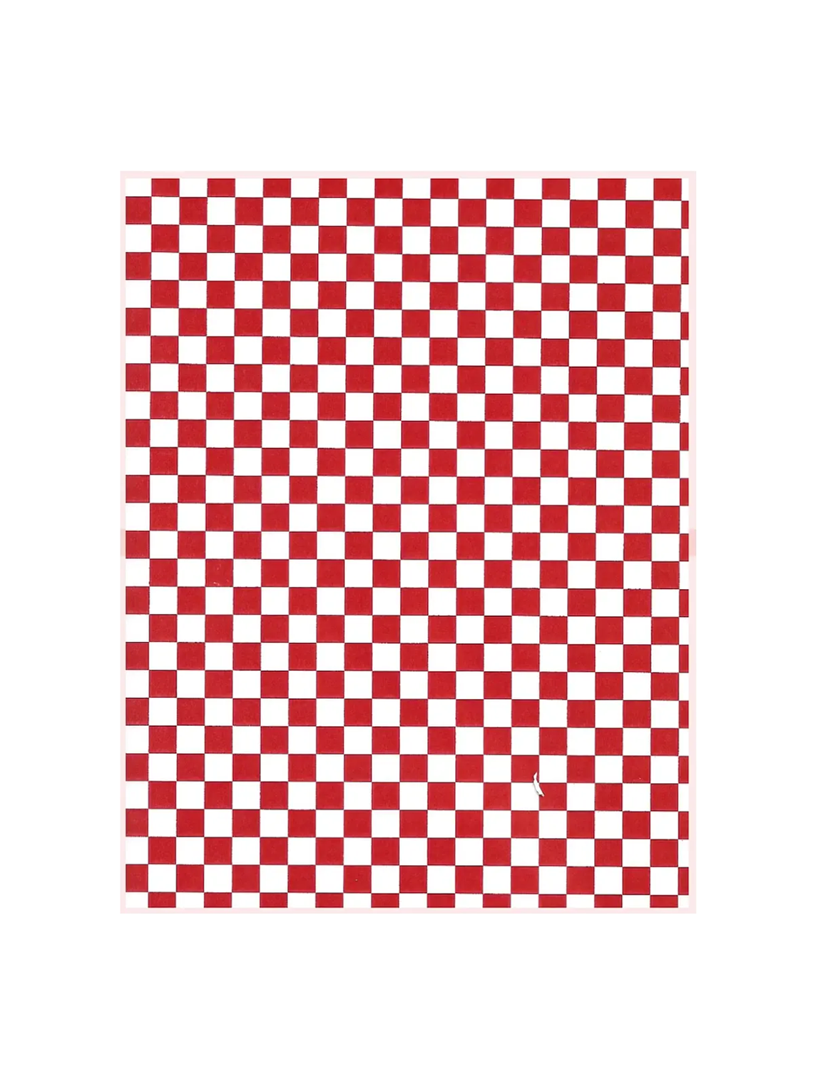 Papel Antigrasa 28x38 cm 100 unidades Cuadros Rojos 1