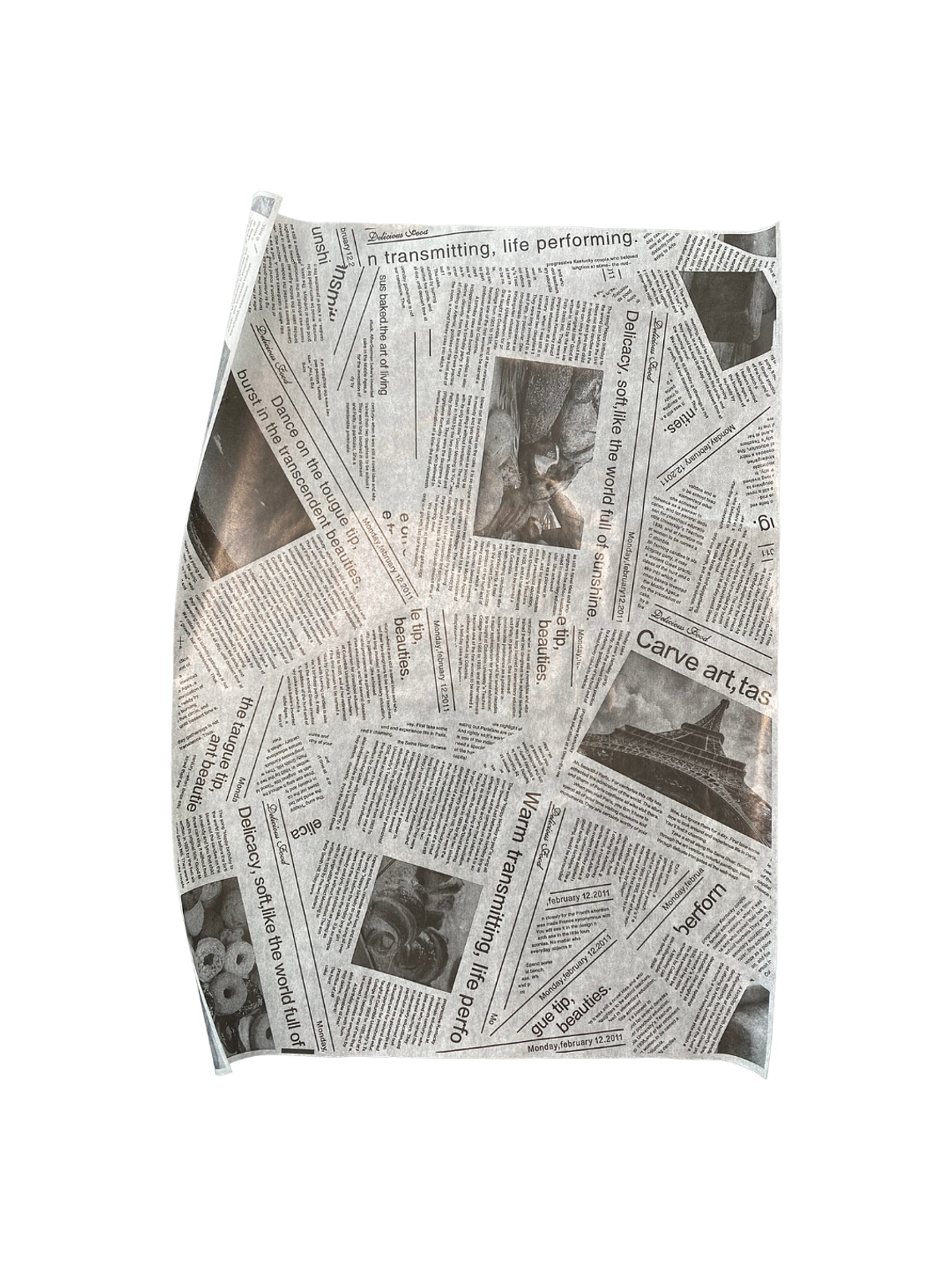 Papel Antigrasa 28x38 cm 100 unidades Papel de Diario 1