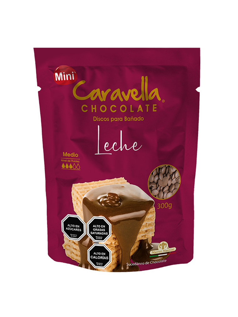 Mini Cobertura Chocolate Caravella Leche 300grs 1