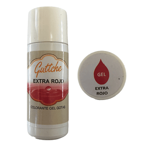 Colorantes En Gel Con Gotario Guttche 20gr Extra Rojo