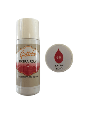 Colorantes En Gel Con Gotario Guttche 20gr Extra Rojo
