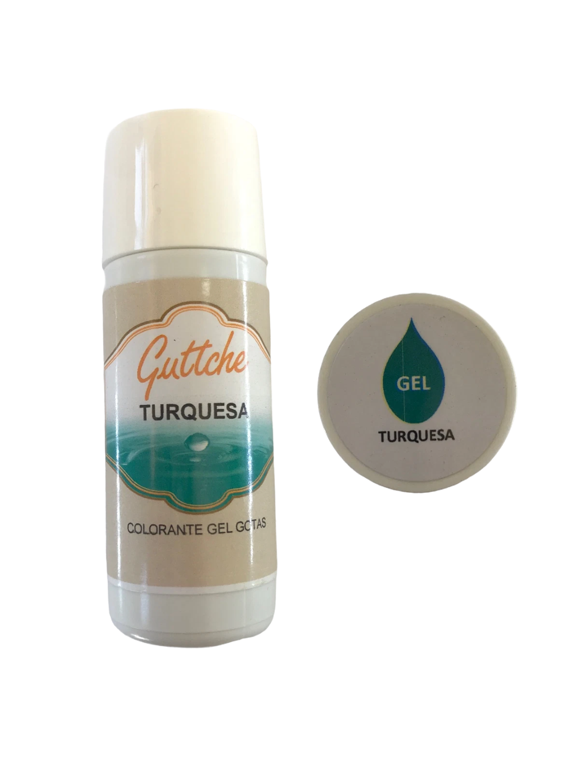 Colorantes En Gel Con Gotario Guttche 20gr Turquesa 1