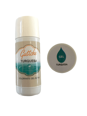 Colorantes En Gel Con Gotario Guttche 20gr Turquesa