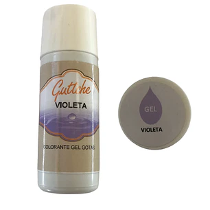 Colorantes En Gel Con Gotario Guttche 20gr Violeta