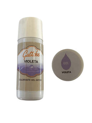 Colorantes En Gel Con Gotario Guttche 20gr Violeta