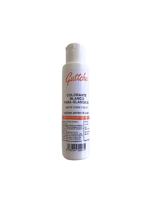 Colorante Blanco Para Glaseado Guttche 60 grs