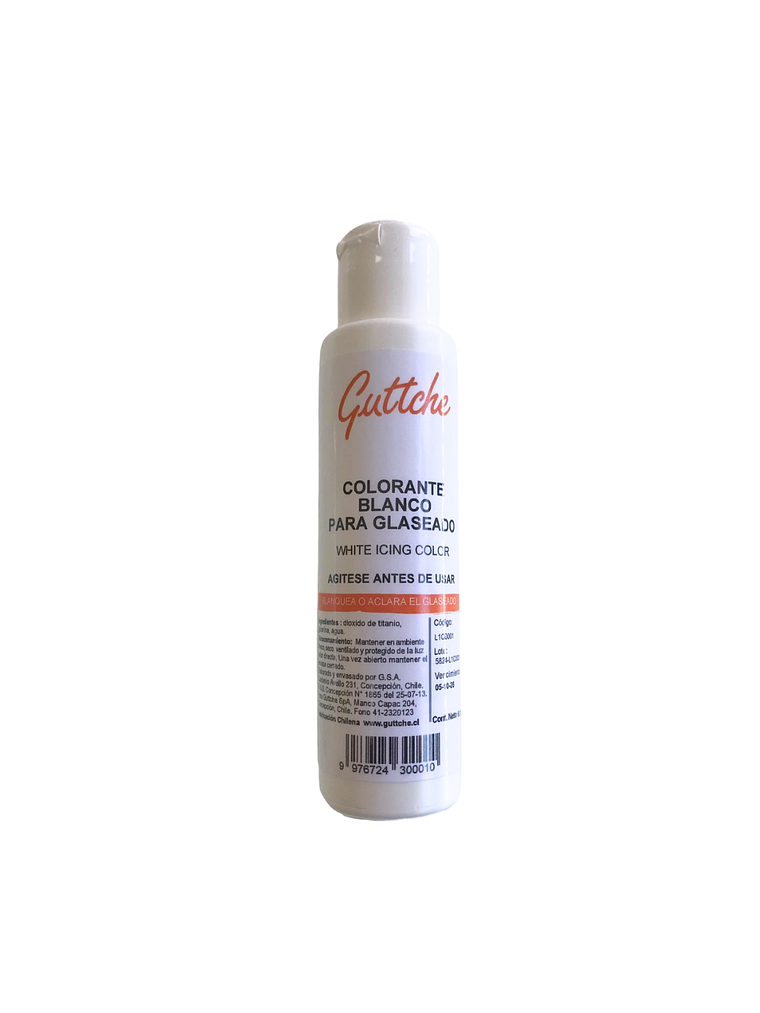 Colorante Blanco Para Glaseado Guttche 60 grs 1