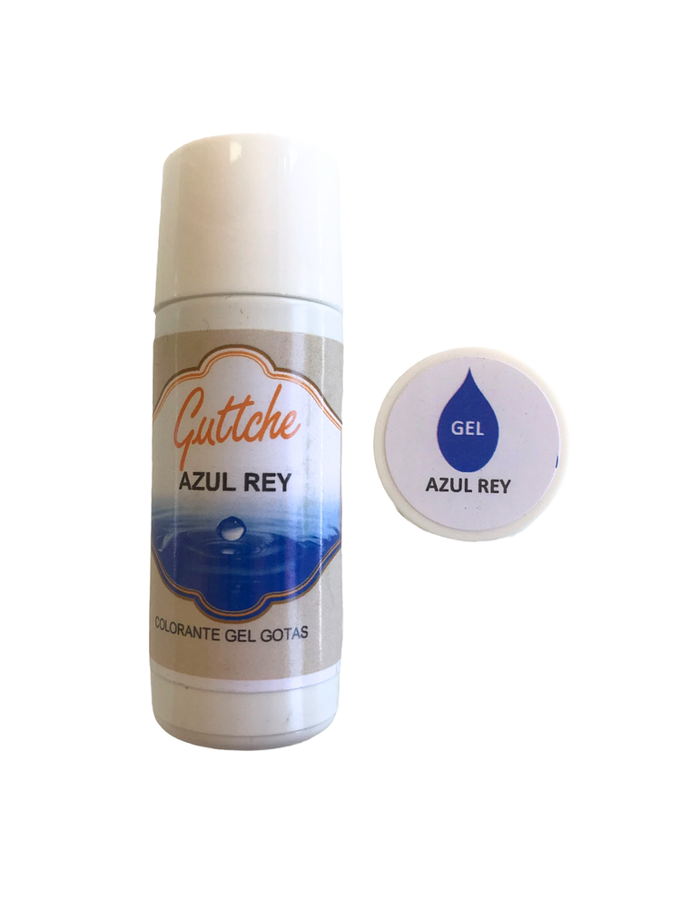 Colorantes En Gel Con Gotario Guttche 20gr Azul Rey 1