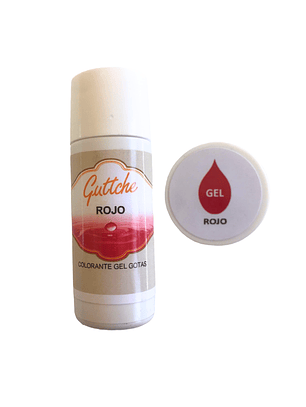 Colorantes En Gel Con Gotario Guttche 20gr Rojo