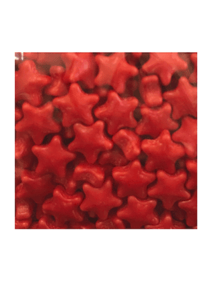 Sprinkles Estrellas 7mm Guttche 100 grs Rojo