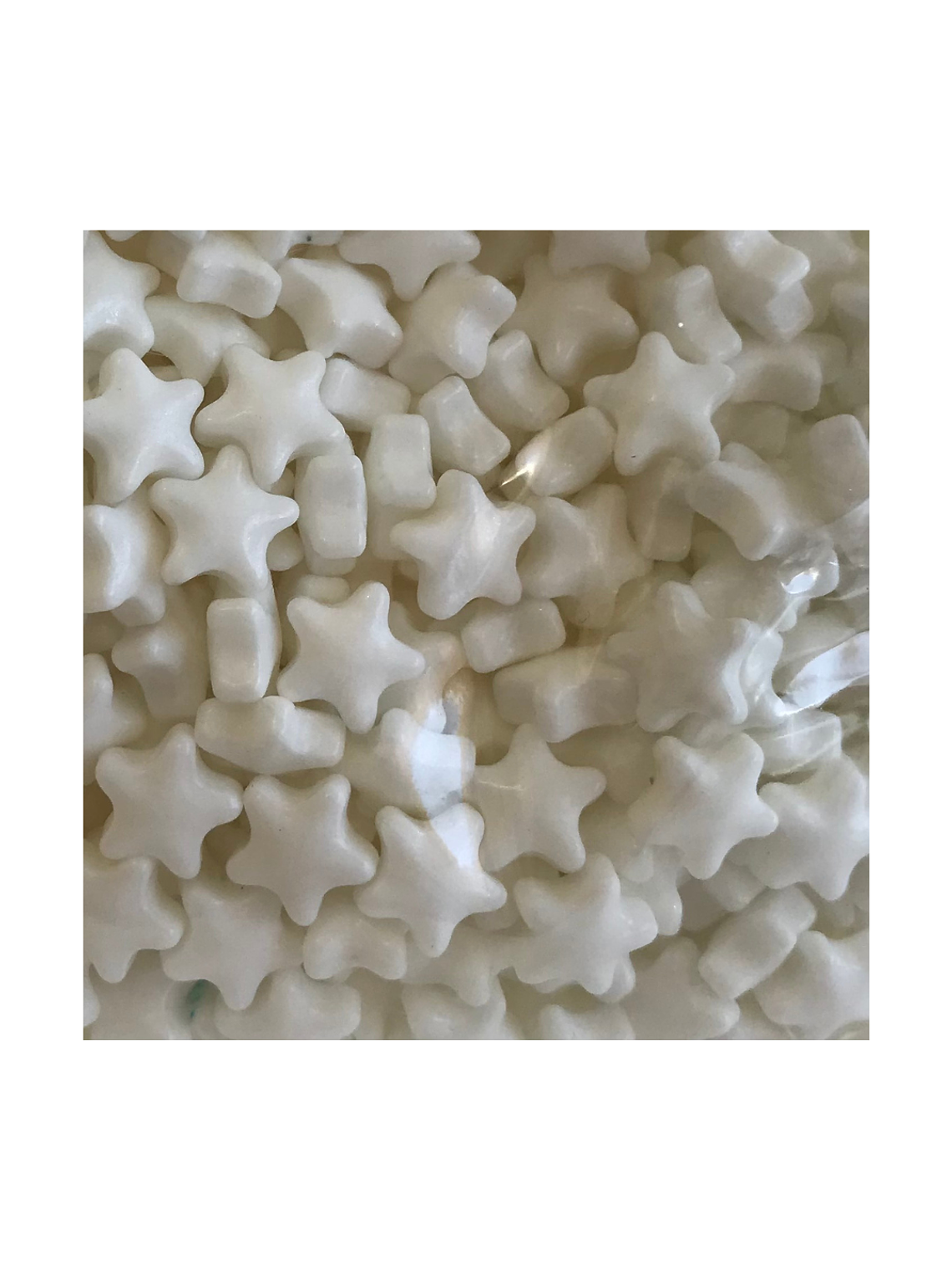 Sprinkles Estrellas 7mm Guttche 100 grs Blanco 1