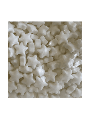 Sprinkles Estrellas 7mm Guttche 100 grs Blanco