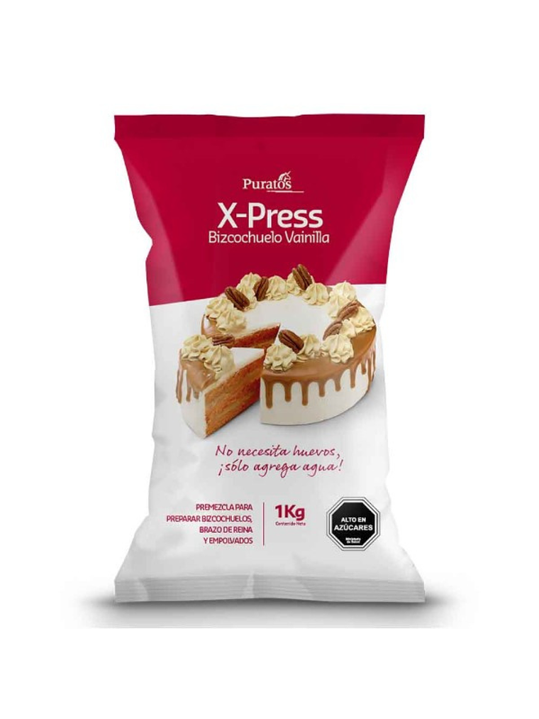 Mezcla Fácil Bizcocho de Vainilla Puratos X-Press 1kg 1