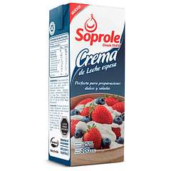 Sixpack Crema de Leche Espesa Soprole 25% Grasa 200grs-