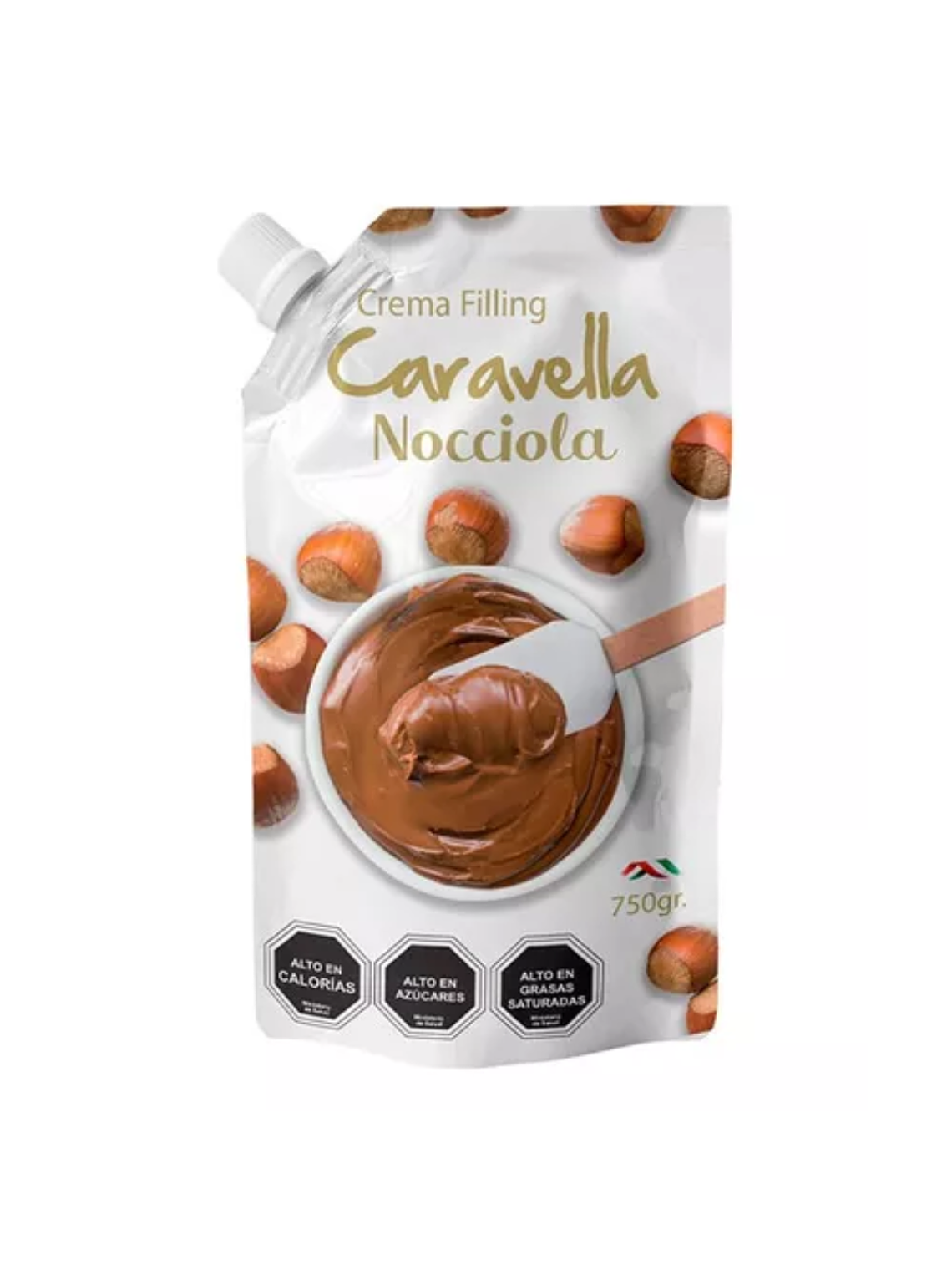 Crema De Relleno Caravella Nocciola Filling 750 Grs (Tipo Nutella) 1