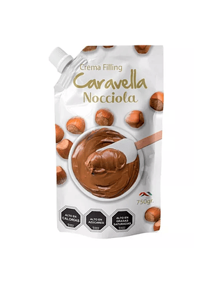 Crema De Relleno Caravella Nocciola Filling 750 Grs (Tipo Nutella)