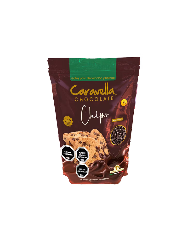 Chocolate Chips Caravella Semiamargo 1 Kg 1