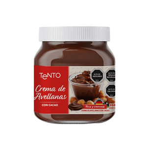 Crema de Avellanas con cacao Tento 350grs (Tipo Nutella)