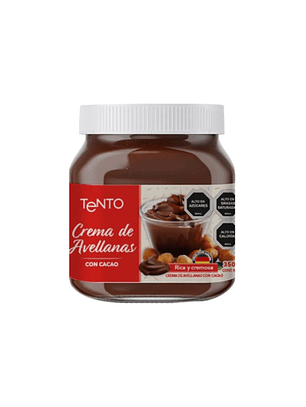 Crema de Avellanas con cacao Tento 350grs (Tipo Nutella)
