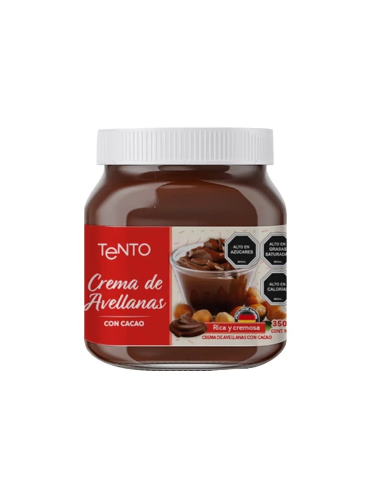 Crema de Avellanas con cacao Tento 350grs (Tipo Nutella) 1