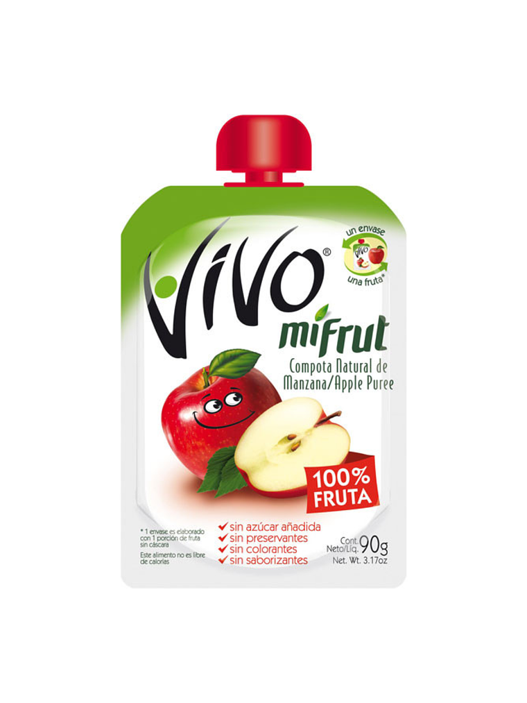 Compota Mifrut 90 Gr  Manzana o Pera 1