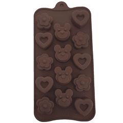 Molde silicona Para Chocolate 21x10,5 cm