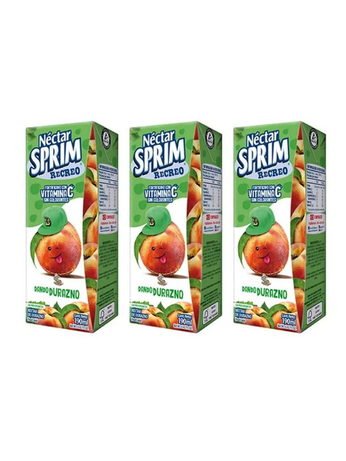 Caja Jugos Néctar Sprim Recreo 24 Unidades 190 ml 4