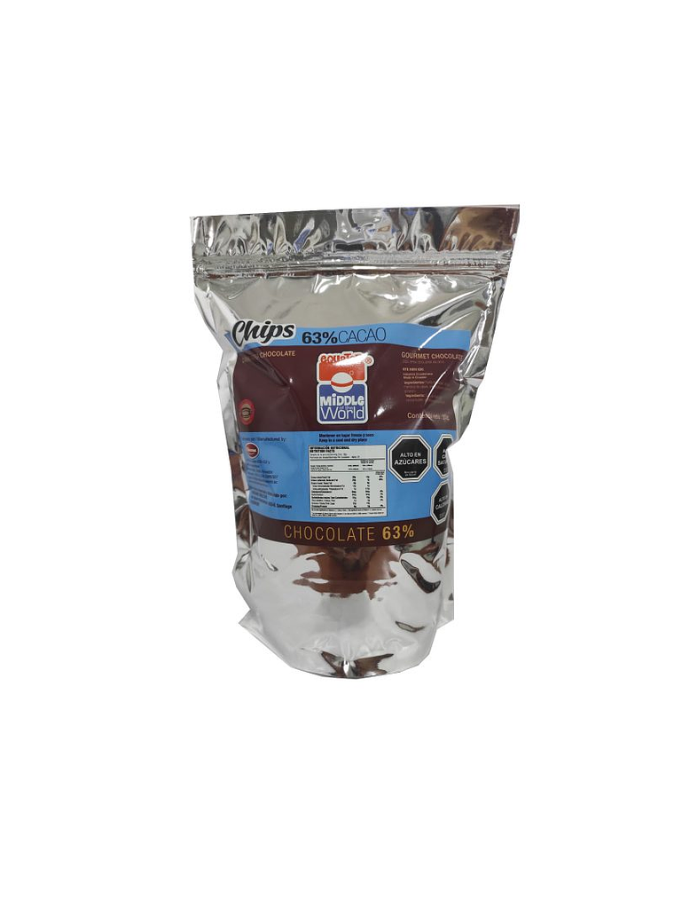 Chips Chocono sin azúcar 63% Cacao 1kg 1