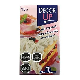 Crema Vegetal Decor Up Sabor Chantilly 1 Litro