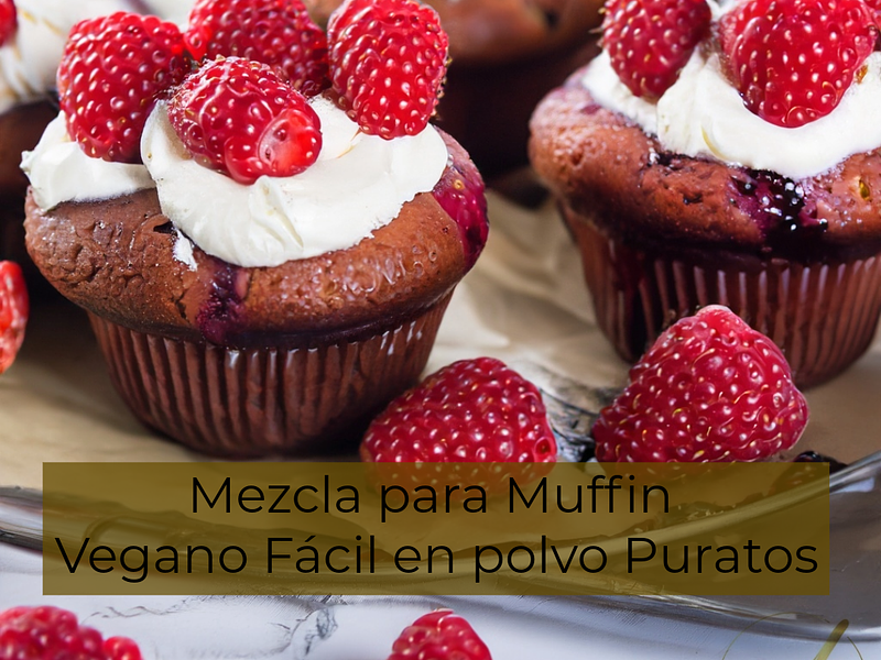 Mezcla para Muffin Vegano Fácil en polvo Puratos 1kg