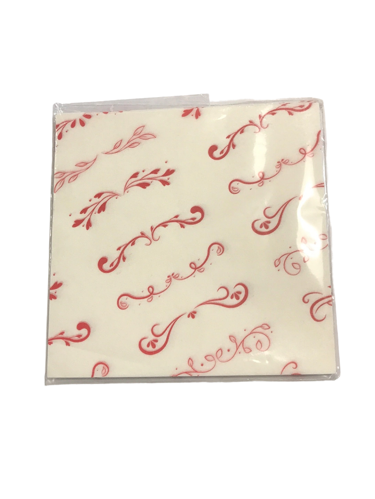 Papel Para Alfajor Antigrasa 14, 5cm X 14,5 Cm 100 Unidades 4